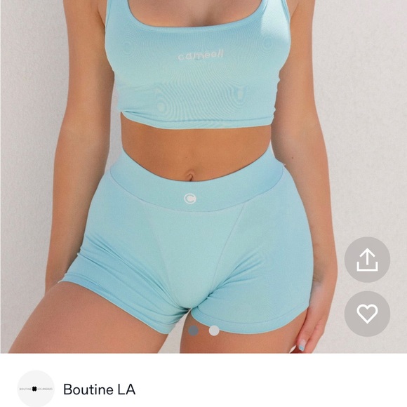 Boutine LA Pants - Cameeli (Boutine LA) blue boy shorts